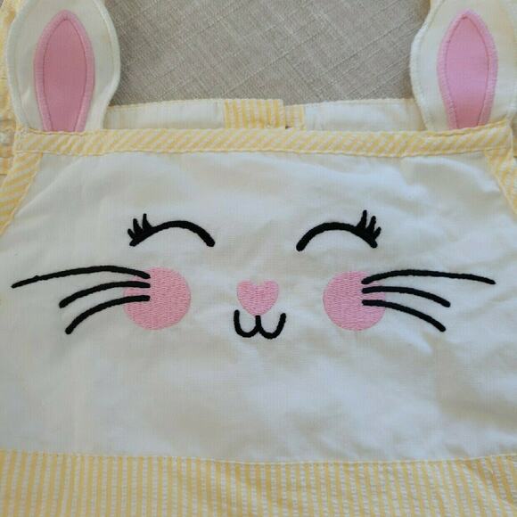 Gymboree Embroidered Bunny Seersucker Dress - Picture 4 of 8